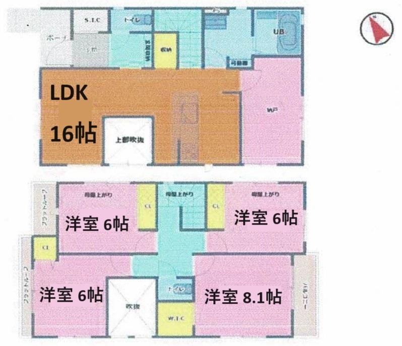 KI星和台2期　2号棟　間取図