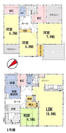 森下町　1号棟　間取り